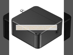 65W PD Fast Charging Power Supply for Mobile Phones, Laptops, Tablets, and Other Electronic Devices