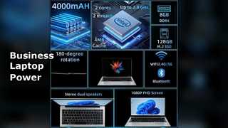 14 Inch Business Laptop Intel N4500 8GB RAM 128GB SSD