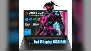 3.60 GHz i5 Laptop 16GB RAM 512GB SSD FHD IPS