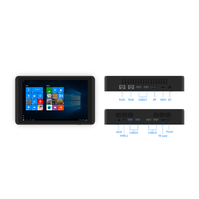 8 pouces écran tactile Mini PC Ports LAN doubles WiFi6 BT5.2 N95 8G 256G Mini écran tactile ordinateur