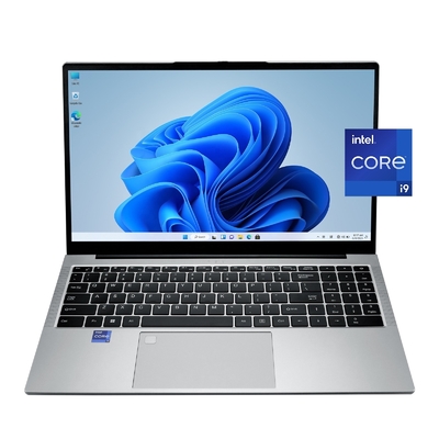 15.6 &quot; Intel I9-11900H Portable avec 16 Go de RAM 1 TB SSD Portable Core I9 Business Personnel Pièces en argent 5500mah Portable