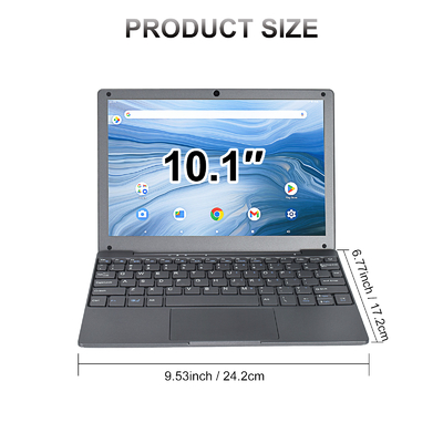EU/US/UK Plugs Type 10.1 Inch Portable Mini Laptop with Intel Celeron N4020 CPU 8GB RAM 128GB SSD Win11 1TB HDD Metal Body