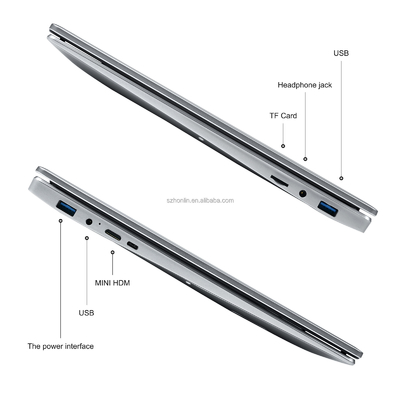 15.6 pouces Portable Intel N5095 Laptop de jeu Windows 11 Prise en charge de la RAM de 12 Go SSD de 512 Go pour les entreprises et les joueurs