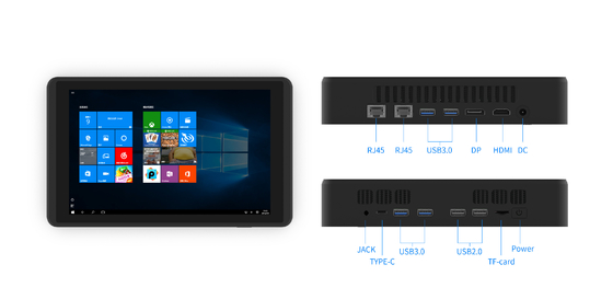 Compact Puissant petit écran tactile PC intel n95 Avec des interfaces étendues