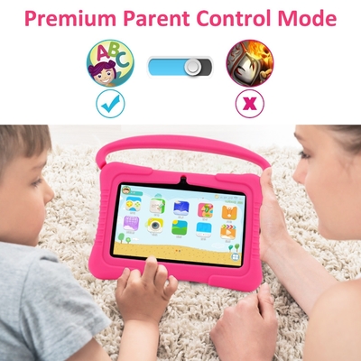 USB Charging Cute Kids Tablet PC Drop Resistance Allwinner Processor Quad Core