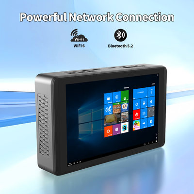 Pas de souris clavier écran tactile mini PC 8 pouces tout en un mini PC avec processeur quad-core