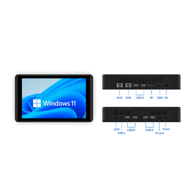 Processeur quad-core écran tactile Mini PC carte intégrée Mini-ordinateur industriel 65W