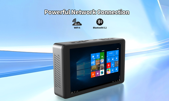 Processeur quad-core écran tactile Mini PC carte intégrée Mini-ordinateur industriel 65W