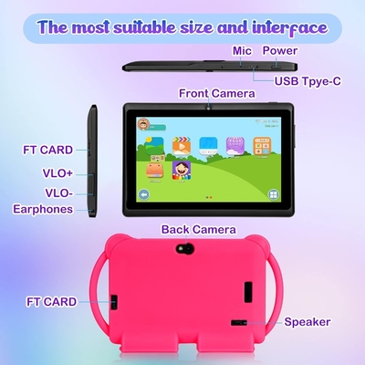 7 pouces A133 CPU Tablet pour les enfants Portable et abordable appareil éducatif à un