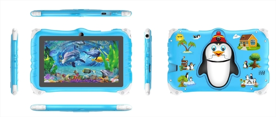 Écran capacitif 2 Go de mémoire 7 pouces quad-core tablette éducative HD pour enfants WiFi Android 13 OS Produit OEM