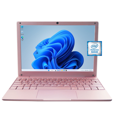 Slim Laptop 10.1 Inch IPS Panel Dual Core Intel 8GB DDR4 SSD English Keyboard Windows OS Students Business made of ABS material