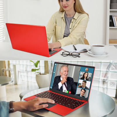 Portable 14&quot; Windows 11 Laptop Computer Intel Celeron J4125 Quad Core Processor 2.7GHz