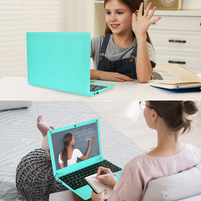 10.1 pouce Android 14 Laptop A523 CPU 4 Go de RAM 128 Go de ROM Pour les enfants