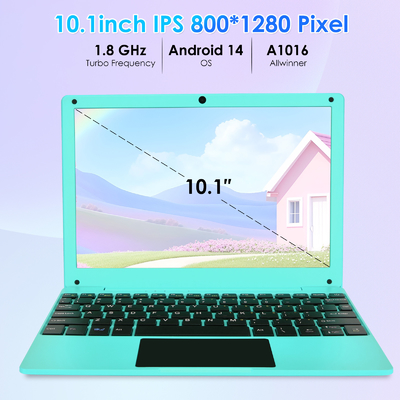 10.1 pouce Android 14 Laptop A523 CPU 4 Go de RAM 128 Go de ROM Pour les enfants