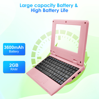 12 système d'exploitation Android ordinateur portable écran HD 7 pouces Android ordinateur portable outil éducatif pour les enfants