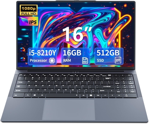 16 Inch I5 Gaming Laptop 3.60 GHz Business Notebook Computer 180 Angle Opening WIFI HDMI