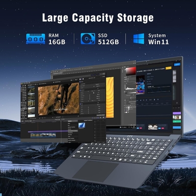 16 Inch I5 Gaming Laptop 3.60 GHz Business Notebook Computer 180 Angle Opening WIFI HDMI