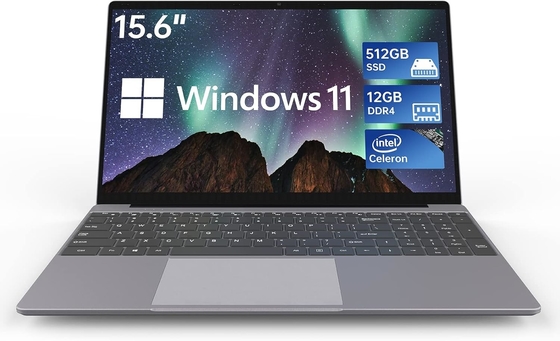 Intel Celeron N5095 Un ordinateur portable Windows à 4 cœurs avec un processeur de 15,6 pouces
