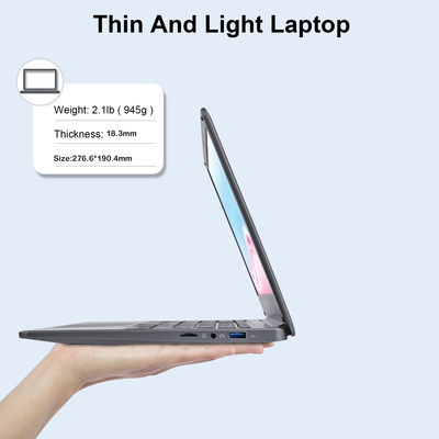 Intel Celeron N4020 11,6 pouces ordinateur portable Windows 4 Go de RAM 128 Go EMMC + Fente SSD évolutive