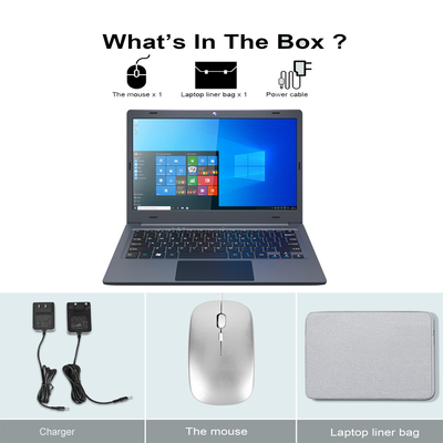 Intel Celeron N4020 11,6 pouces ordinateur portable Windows 4 Go de RAM 128 Go EMMC + Fente SSD évolutive