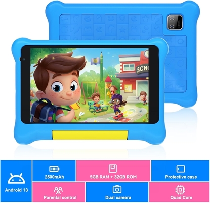 Dual caméra Android Tablet PC Quad Core 2 Go 64 Go Tablettes de contrôle parental
