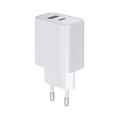20W accessoires électroniques PD double port chargeur rapide avec prise UE Pour les téléphones et tablettes