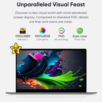 3.60 GHz Windows Laptop Computer 180Angle Opening HD IPS Display Gaming Pc Laptop