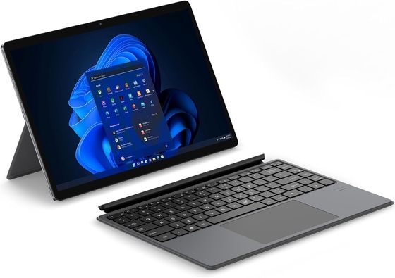 Tablette Windows de 14 pouces PC 11 Pro avec clavier Processeur N100 Quad Core Tablette Windows