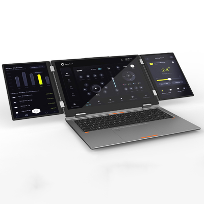 16-Inch Laptop with Triple Touchscreens, Dual-Channel DDR5, Keyboard Backlighting, Fingerprint Lock, and Intel Core i7-1260P CPU
