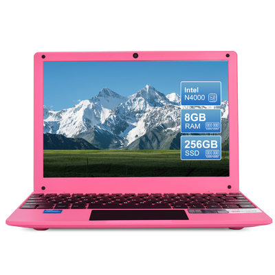 Portable Mini 10.1inch Education Laptop Computer, Windows11 Netbook, Intel Celeron N4000 CPU 8GB RAM 250GB SSD HD IPS Screen, Laptop Computer for Learning, Office Work