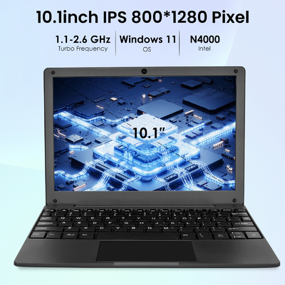 Mini 10.1inch Education Laptop Computer, Windows11 Netbook, Intel Celeron N4000 CPU 8GB RAM 250GB SSD HD IPS Screen, Laptop Computer for Learning, Office Work